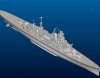 Trumpeter 05776 German Cruiser Admiral Hipper 1941 1:700